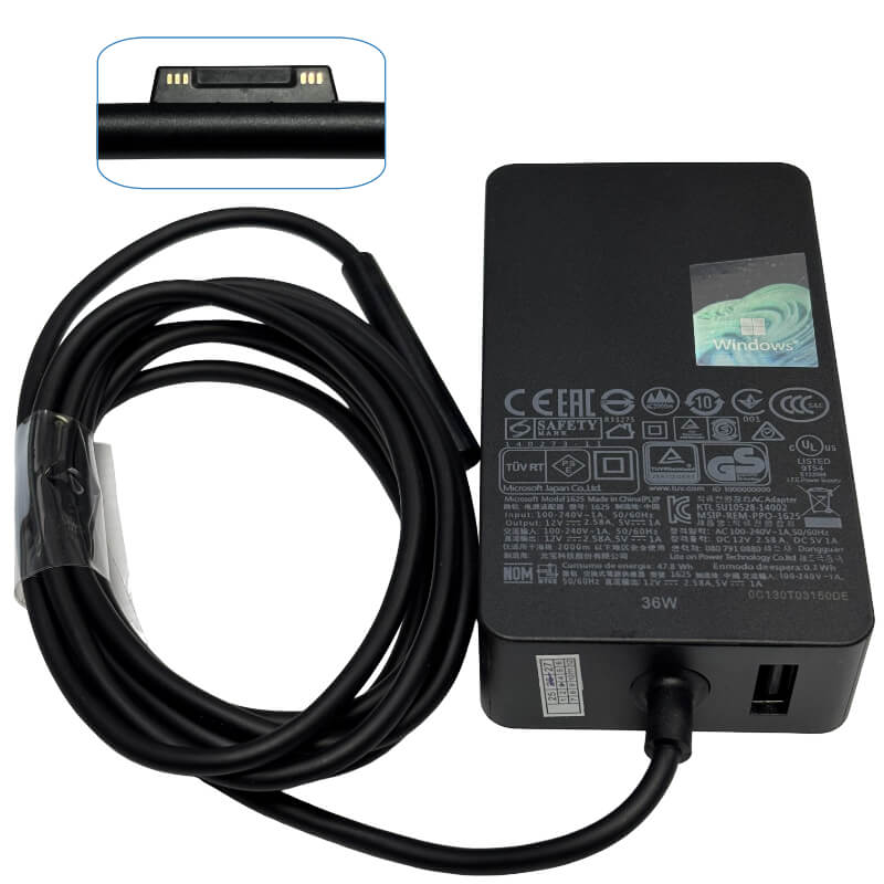 ADAPTADORES MICROSOFT SURFACE 12V 2.58 31W