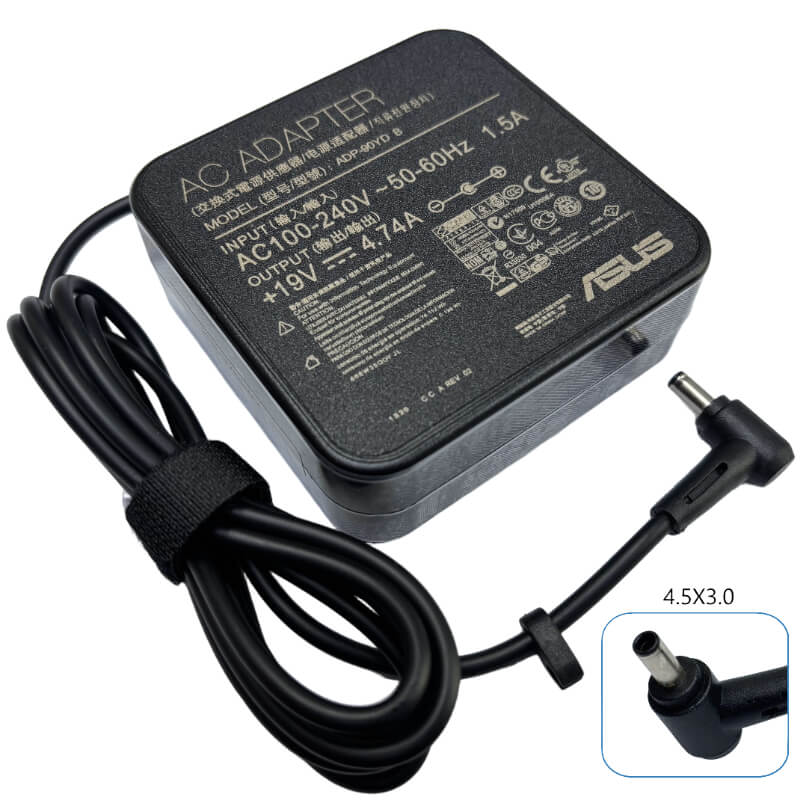 ADAPTADORES ASUS 19V 4.74A 4.5x3.0x0.7 90W