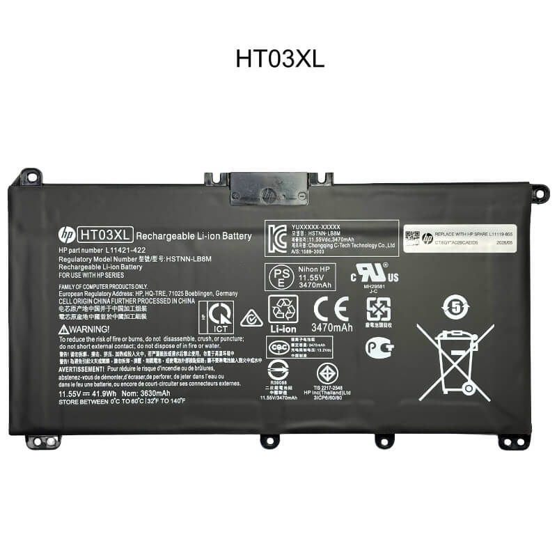 BATERIA HP HT03XL INTERNA