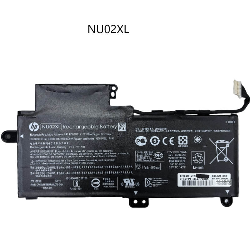 BATERIA HP NU02XL INTERNA