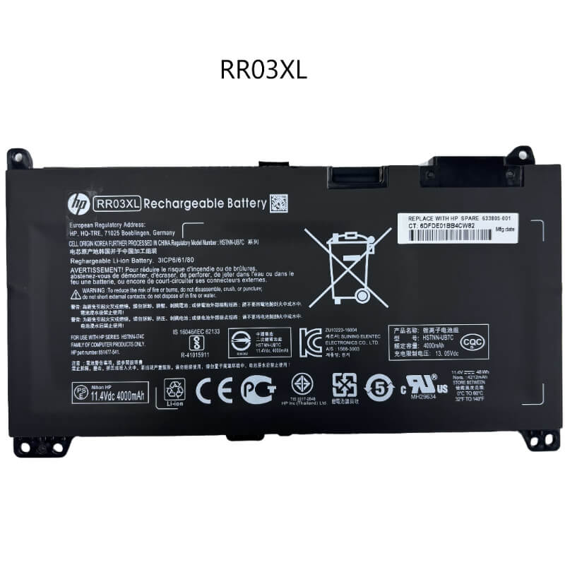 BATERIA HP RR03XL INTERNA