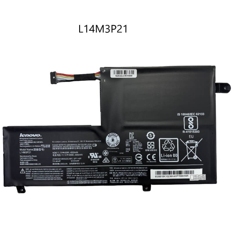 BATERIA LENOVO L14M3P21 INTERNA 45WH