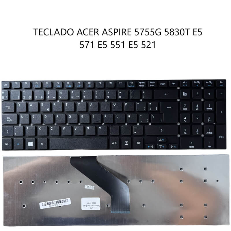 TECLADO ACER ASPIRE 5755G 5830T E5 571 E5 551 E5 521