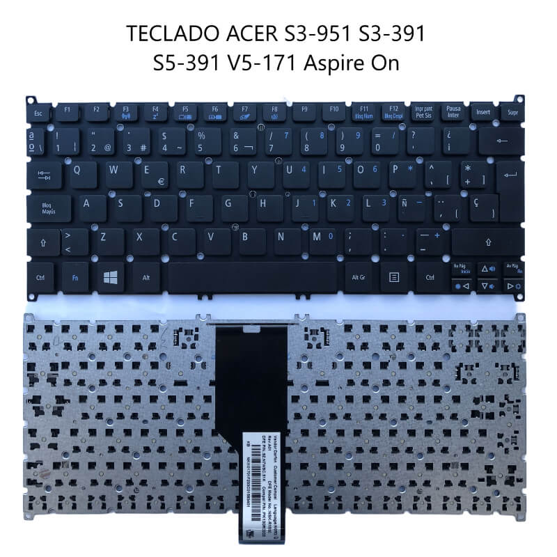 TECLADO ACER S3-951 S3-391 S5-391 V5-171