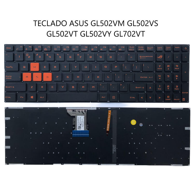 TECLADO ASUS GL502VM GL502VS GL502VT GL502VY GL702VT