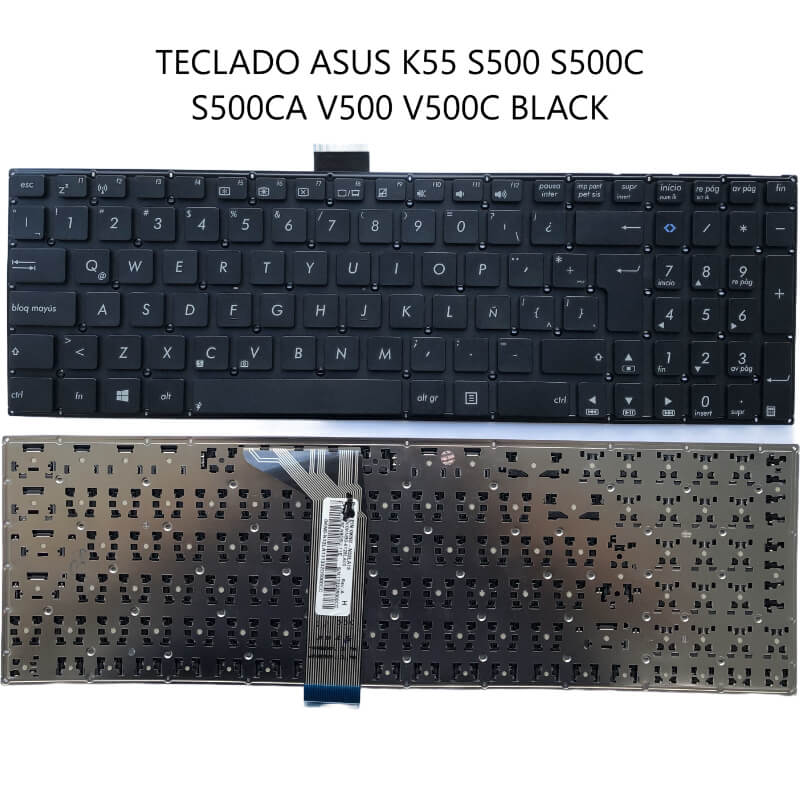 TECLADO ASUS K55 S500 S500C S500CA V500 V500C BLACK