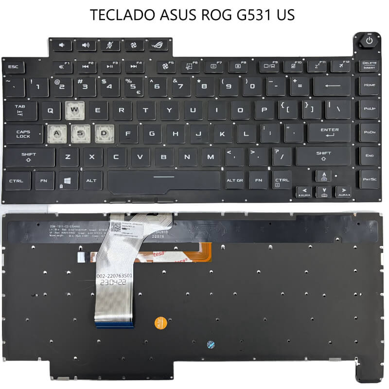 TECLADO ASUS ROG G531