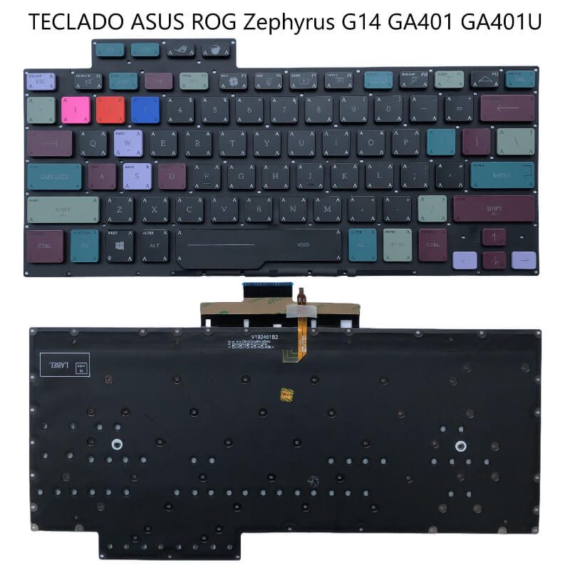 TECLADO ASUS ROG Zephyrus G14 GA401 GA401U