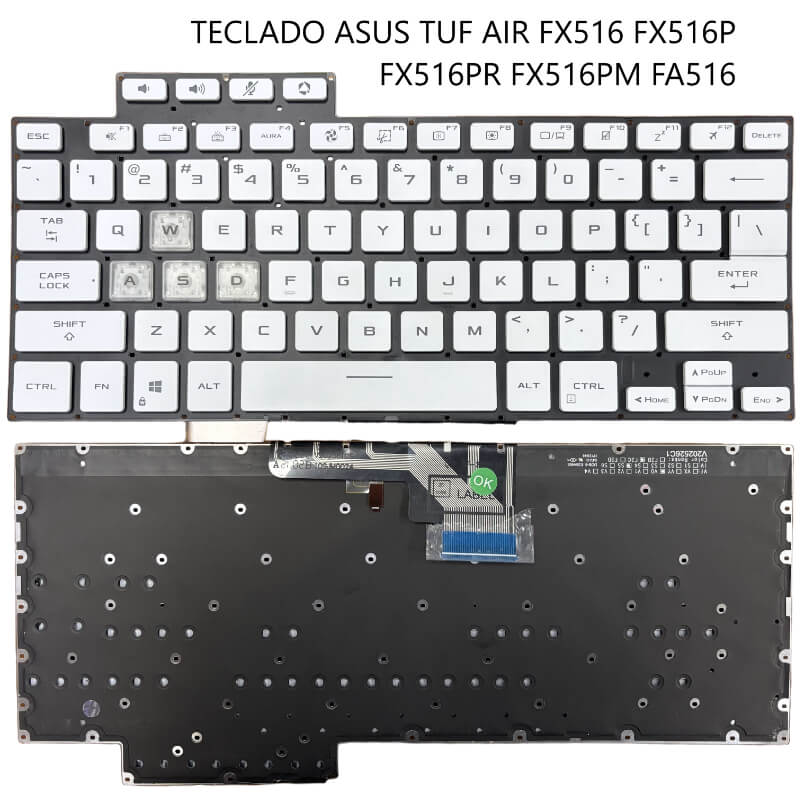 TECLADO ASUS TUF Air FX516 FX516P FX516PR FX516PM FA516