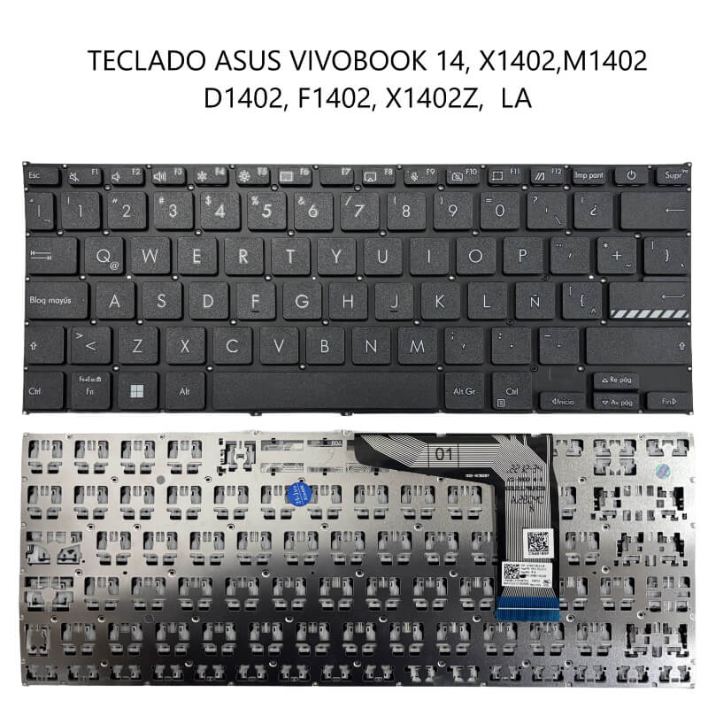 TECLADO ASUS VivoBook 14, X1402,M1402 D1402, F1402, X1402Z, LA