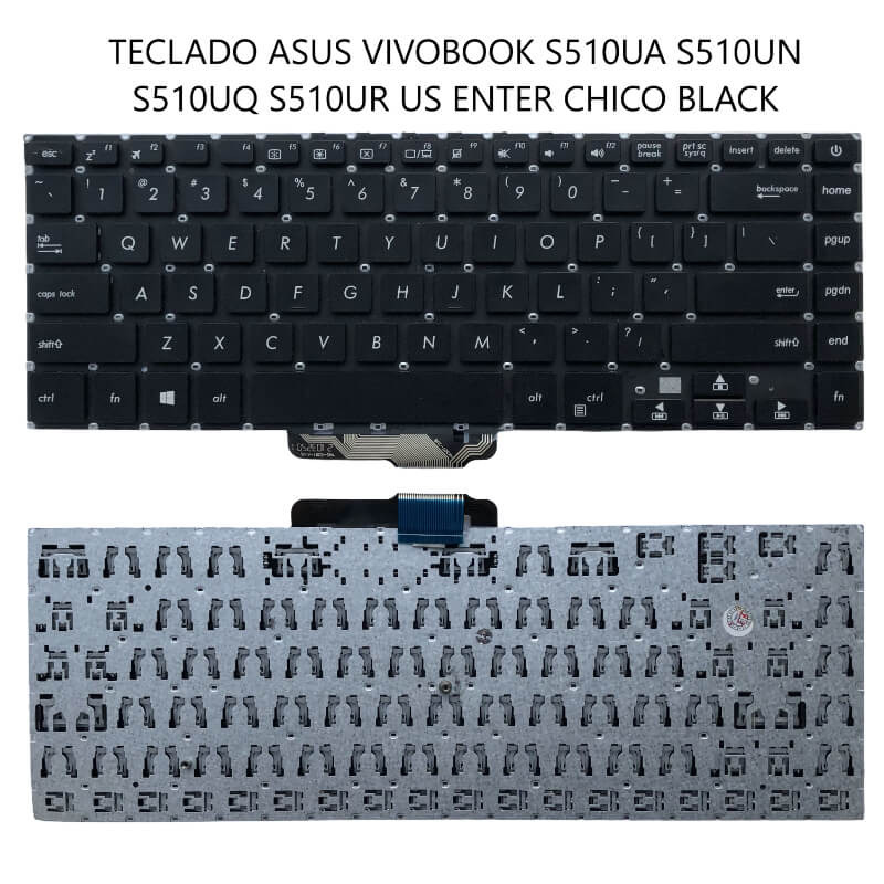 TECLADO ASUS VIVOBOOK S510UA S510UN S510UQ S510UR US