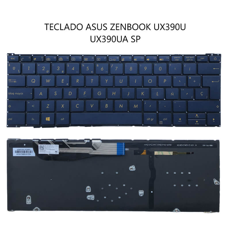 TECLADO ASUS ZENBOOK UX390U UX390UA