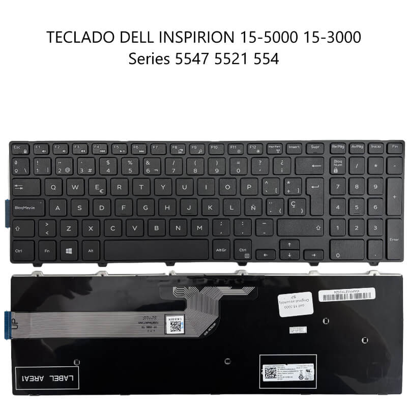 Teclado Dell Inspiron 15-5000 15-3000 Series 5547 5521 554
