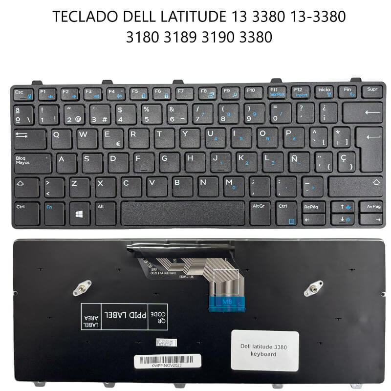 TECLADO Dell Latitude 13 3380 13-3380 3180 3189 3190 3380