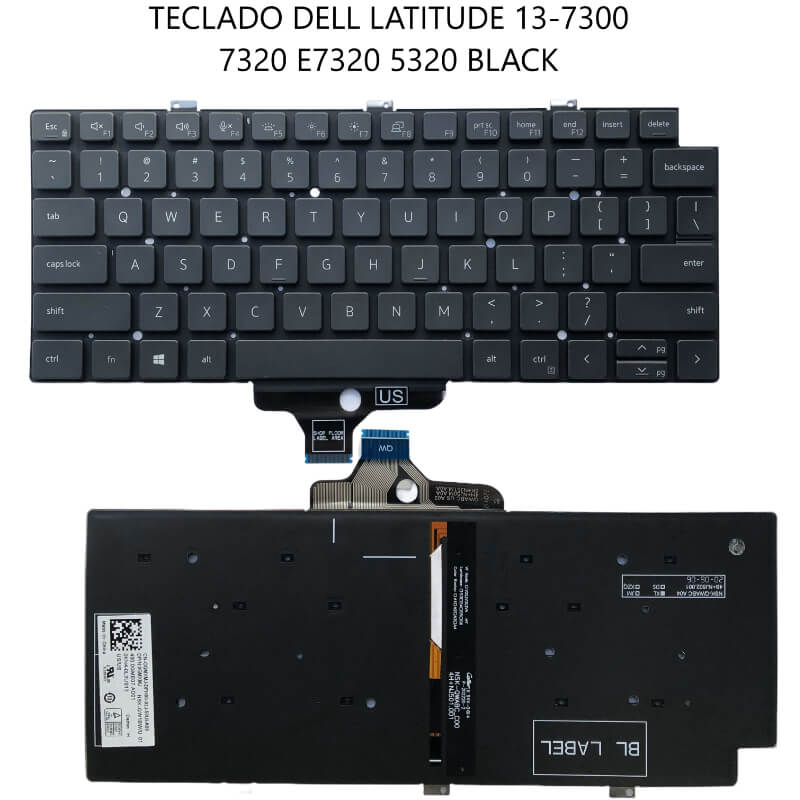 TECLADO Dell Latitude 13-7300 7320 E7320 5320