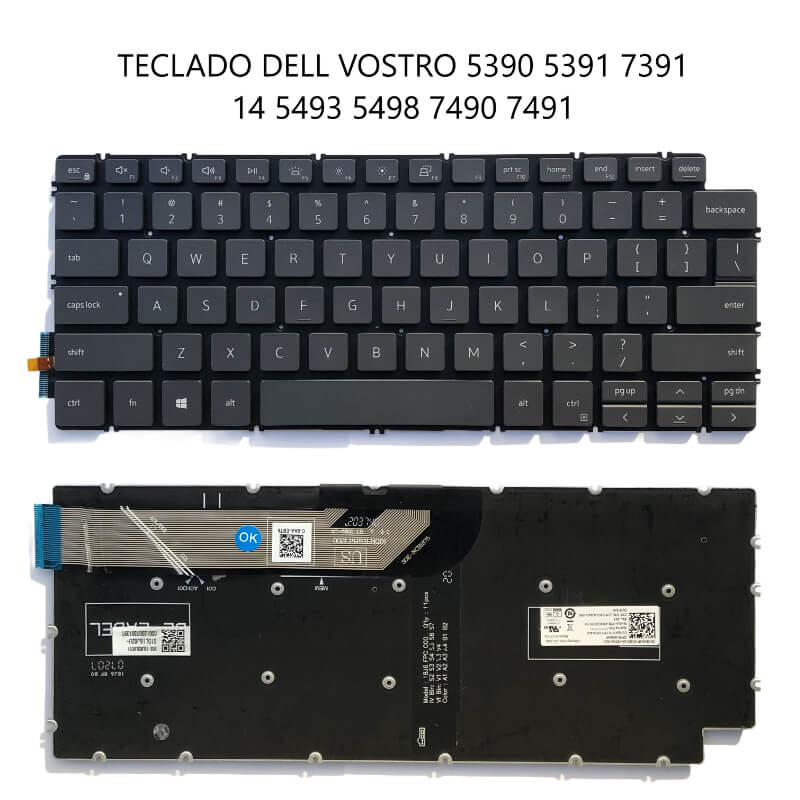 TECLADO DELL VOSTRO 5390 5391 7391 14 5493 5498 7490 7491