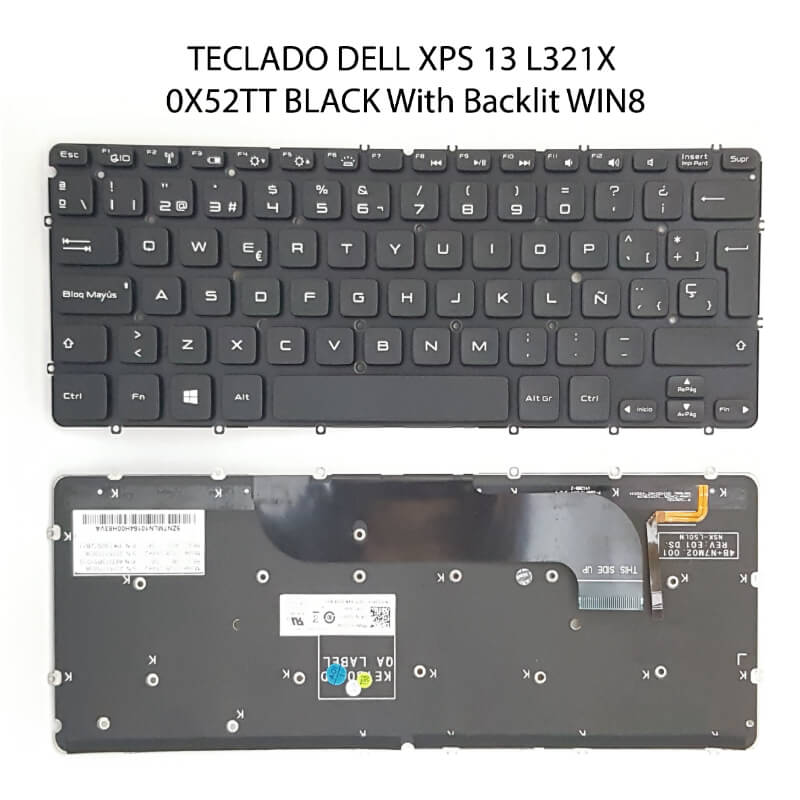 TECLADO Dell XPS 13 L321X