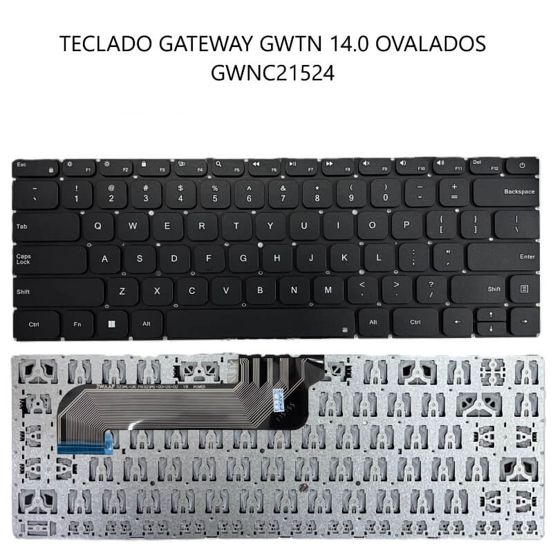 TECLADO GATEWAY GWTN 14.0 OVALADOS GWNC21524