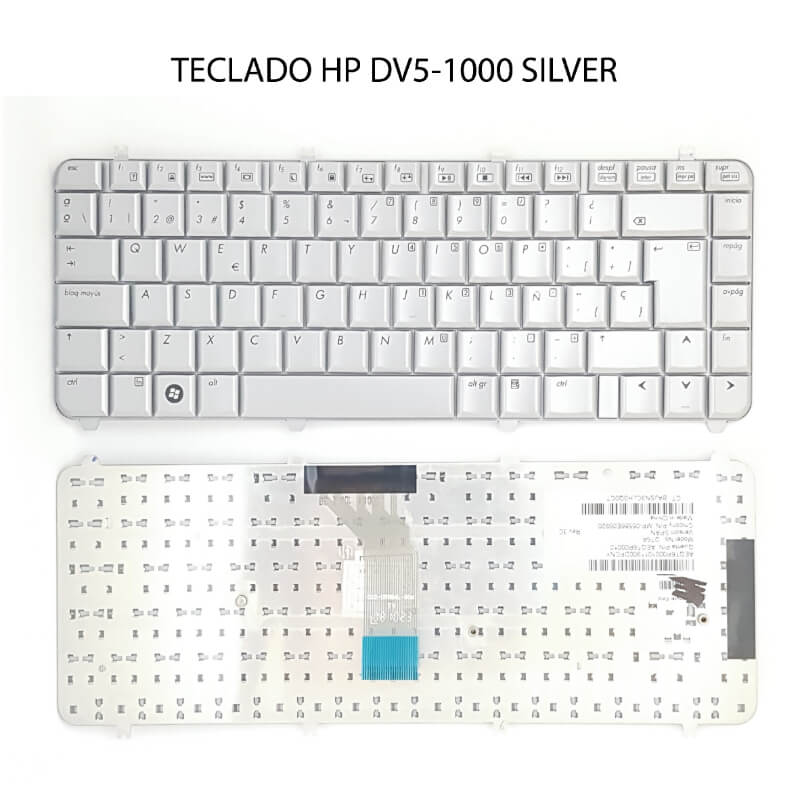 Teclado HP DV5-1000 SILVER LA
