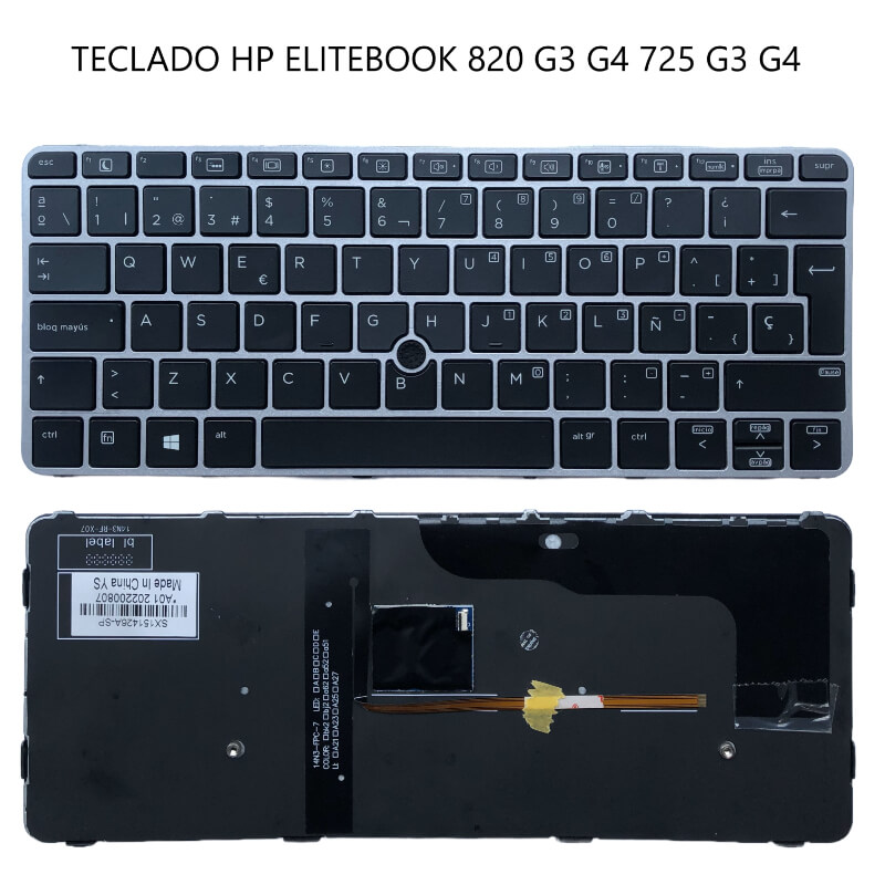 TECLADO HP EliteBook 820 G3 G4 725 G3 G4