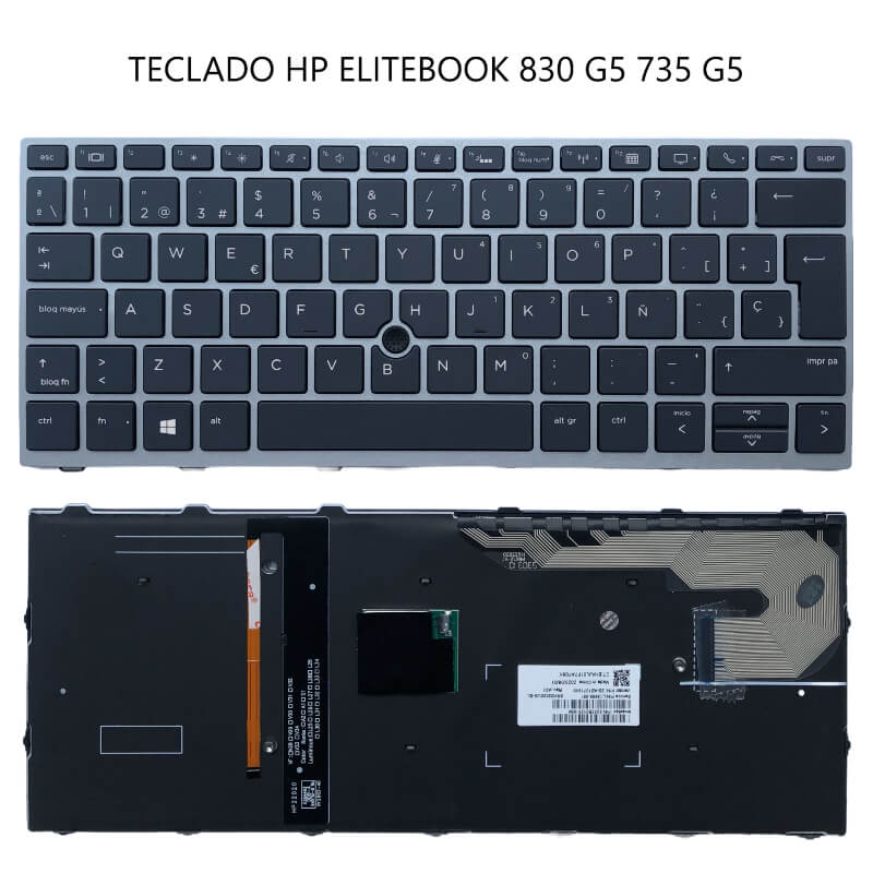 TECLADO HP EliteBook 830 G5 735 G5