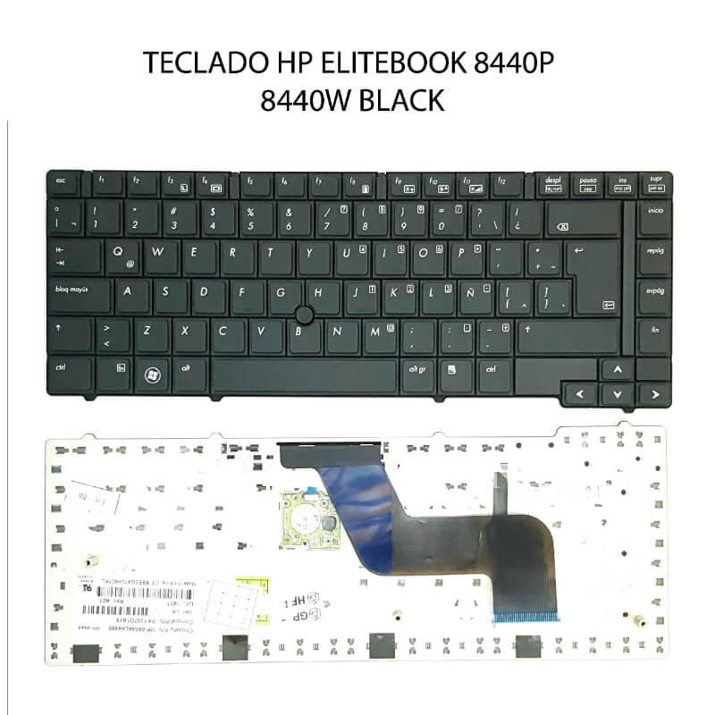 TECLADO HP EliteBook 8440P 8440W BLACK(WithOut Poi