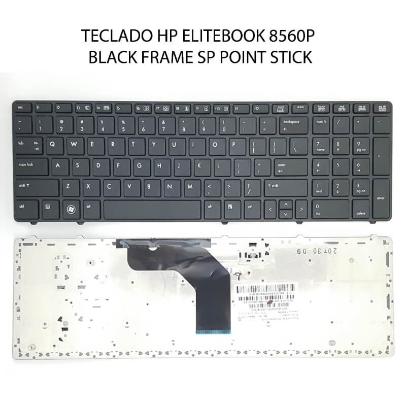 TECLADO HP ELITEBOOK 8560P BLACK FRAME SP POINT STICK