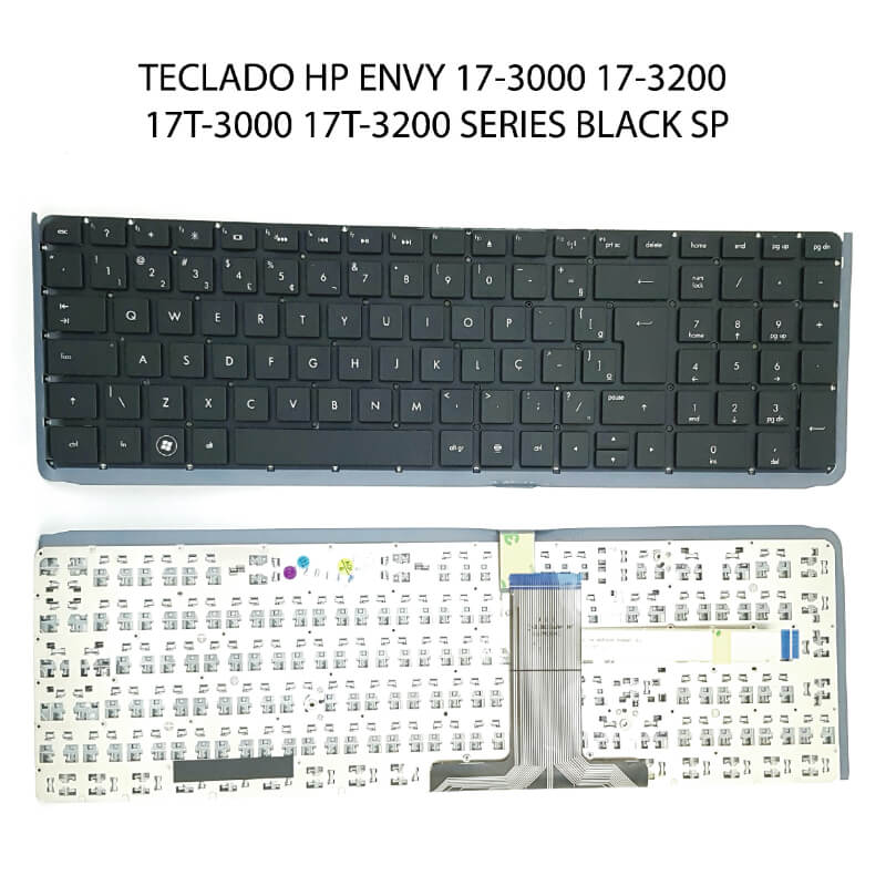 Teclado HP ENVY 17-3000 17-3200 17t-3000 17t-3200 Series BLACK SP