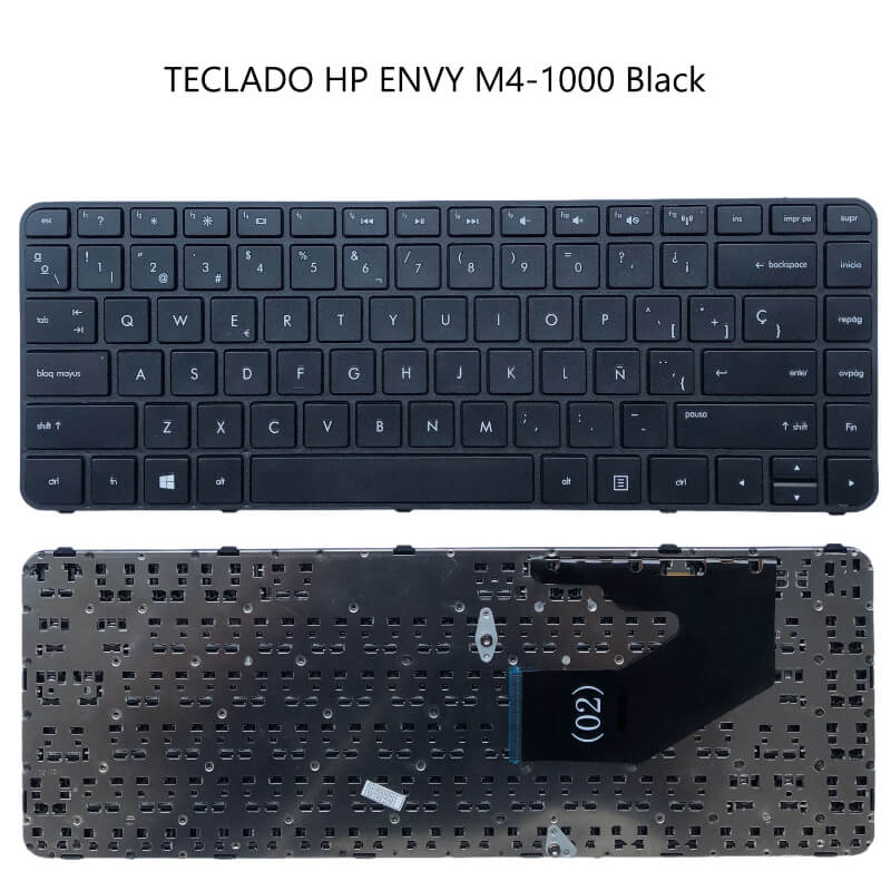 TECLADO HP Envy M4-1000 Black (Without Frame,For Win8) Us N/A Laptop Keyboard