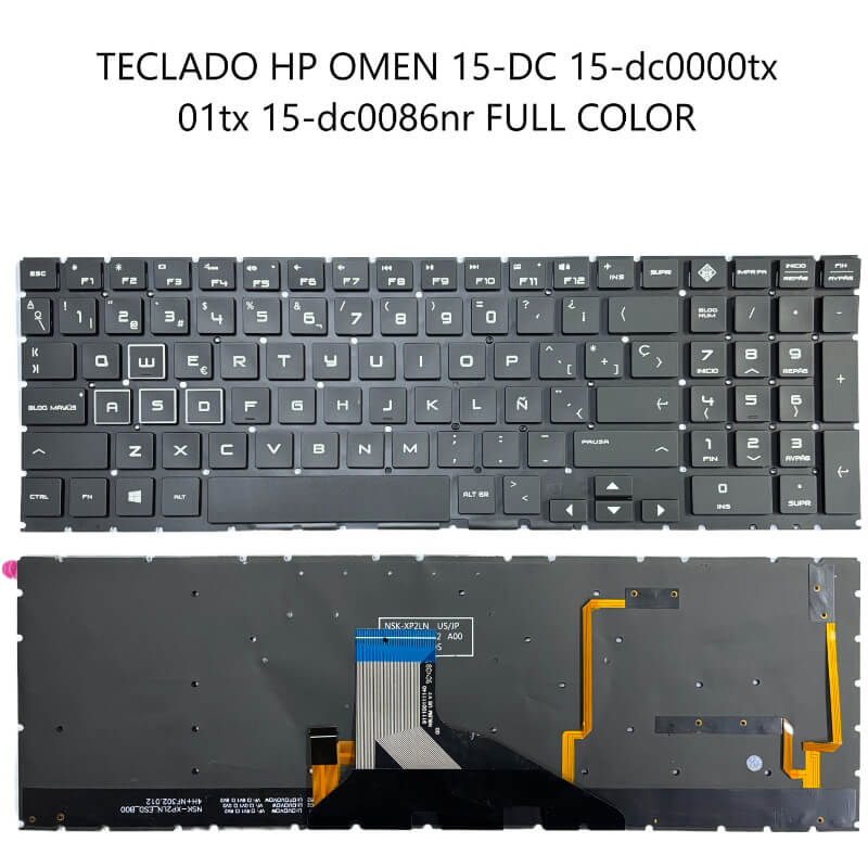 TECLADO HP OMEN 15-DC 15-dc0000tx 01tx 15-dc0086nr