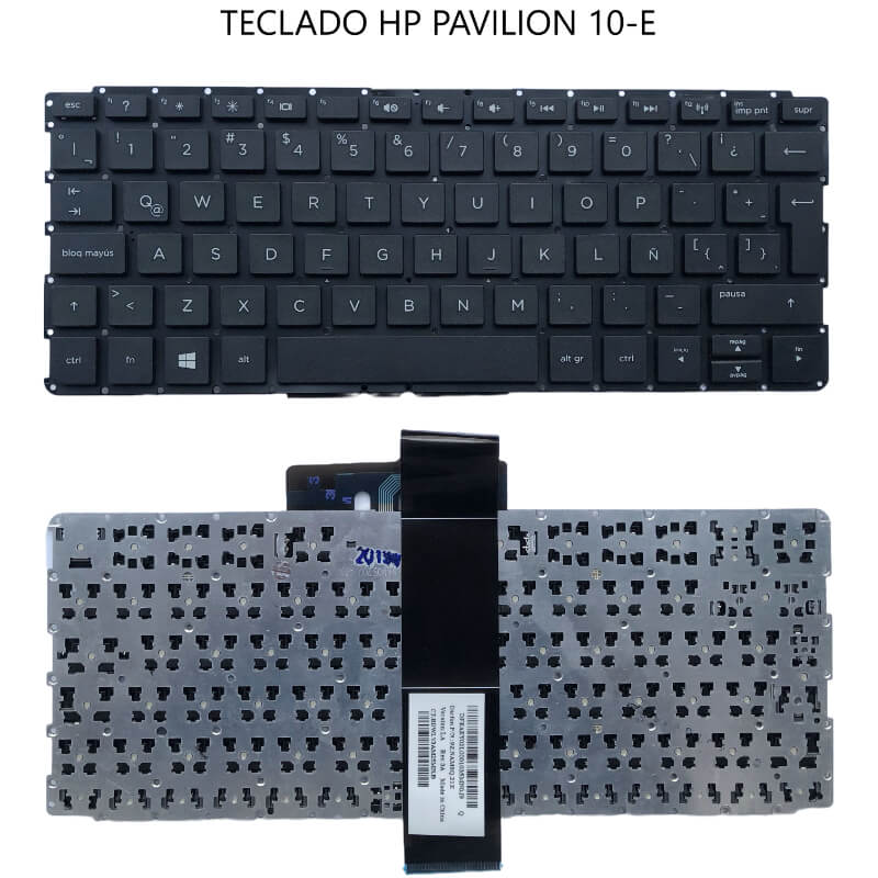 TECLADO HP PAVILION 10-E BLACK (Without FRAME,Win8)