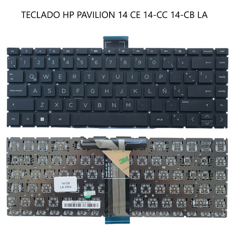 TECLADO HP Pavilion 14 CE 14-CC 14-CB LA