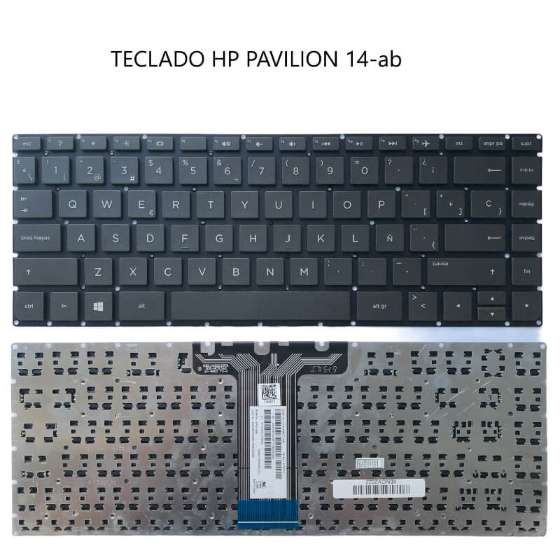 TECLADO hp Pavilion 14-ab ENTER FINO BLACK (Without FRAME,Win8)
