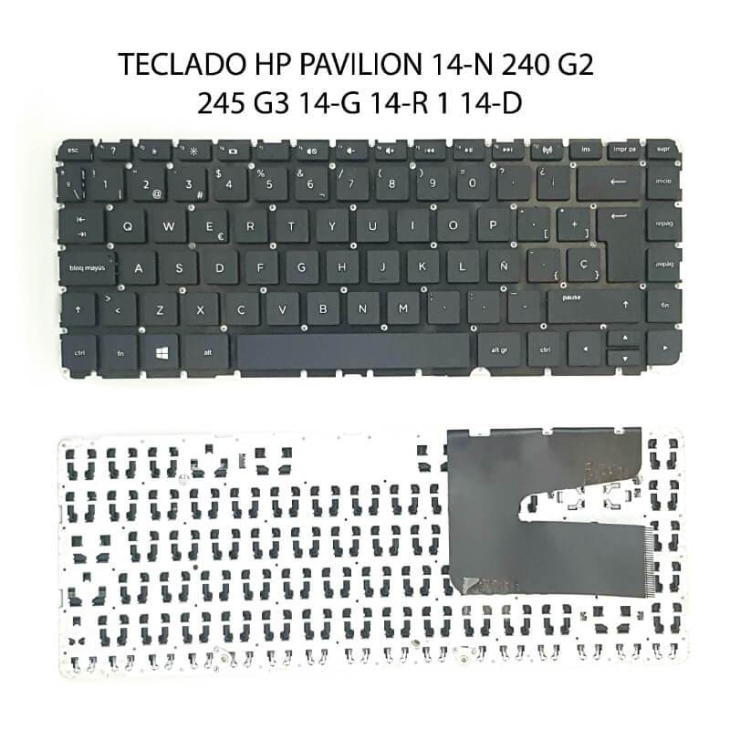 TECLADO HP Pavilion 14-N 240 G2 245 G3 14-g 14-r 1 14-D