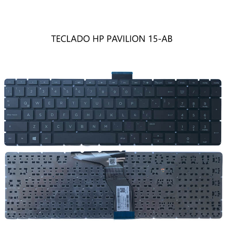 TECLADO HP Pavilion 15-AB US ENTER FINO BLACK (Without FRAME,Without Foil,Win8)