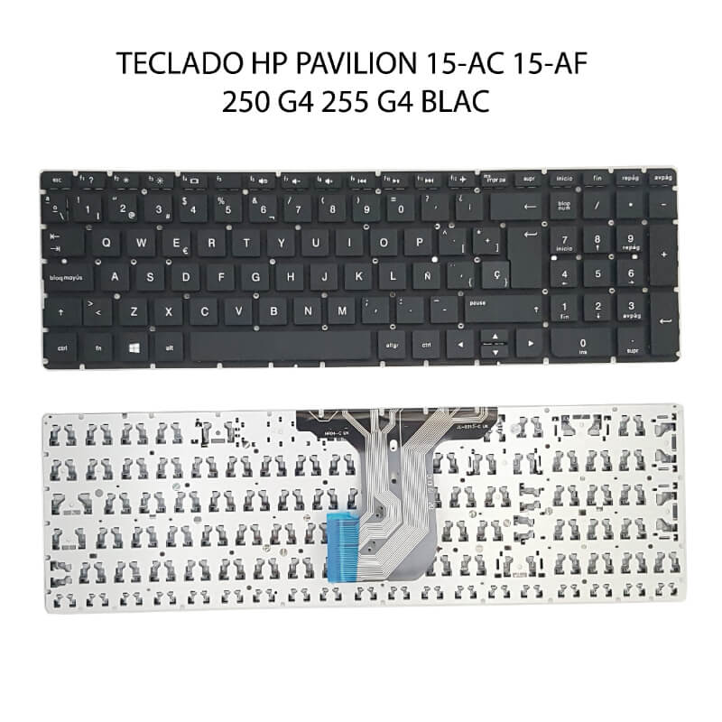 TECLADO HP Pavilion 15-AC 15-AF 250 G4 255 G4 BLAC