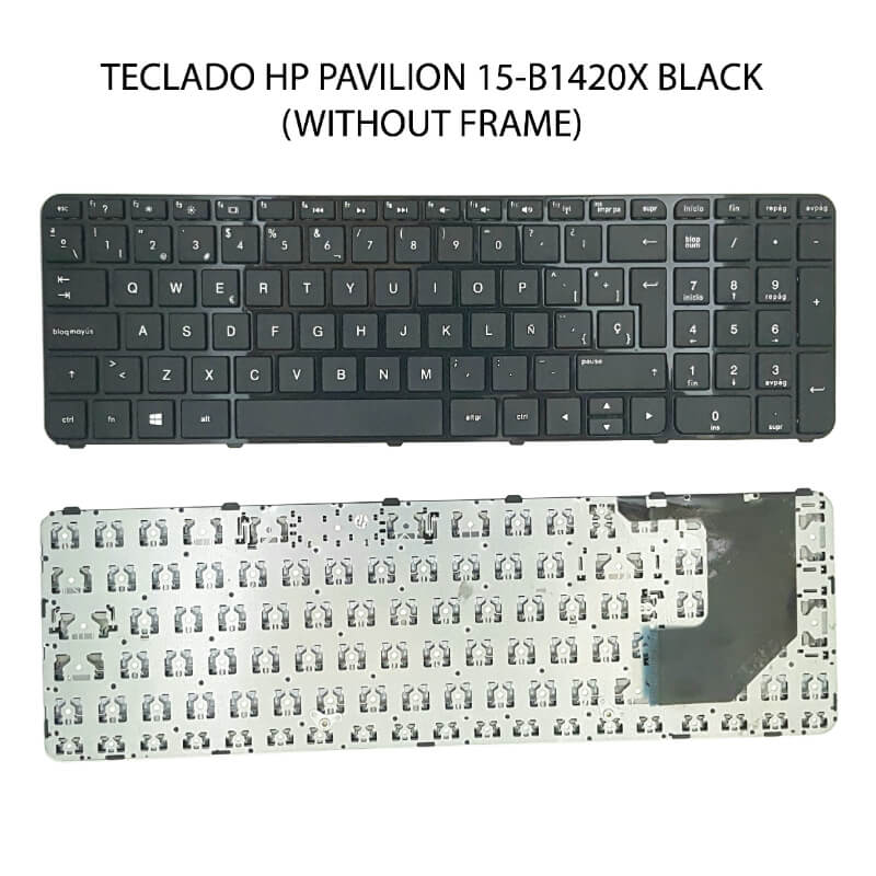 Teclado HP Pavilion 15-B1420X BLACK(Without FRAME,