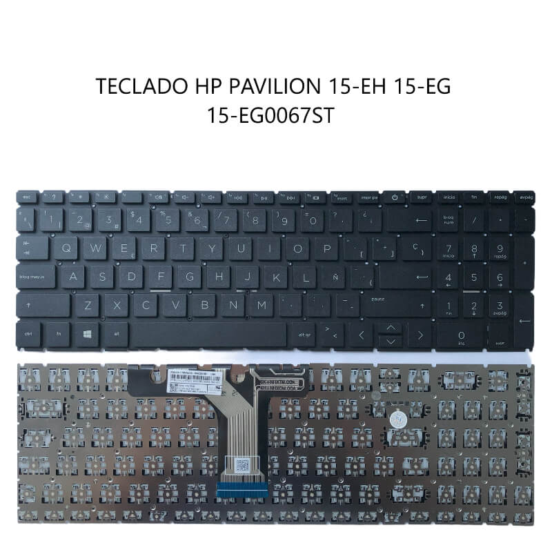 TECLADO HP Pavilion 15-EH 15-EG 15-EG0067ST NEGRO