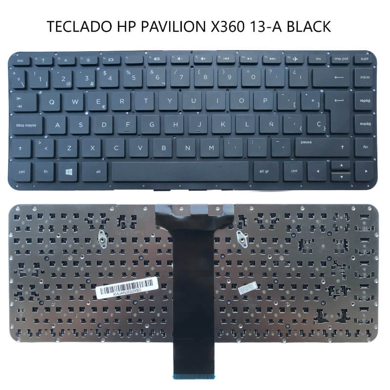 TECLADO HP Pavilion X360 13-A BLACK(Without FRAME