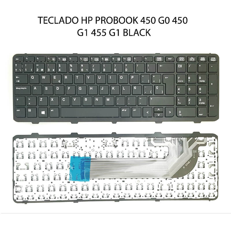 TECLADO HP ProBook 450 G0 450 G1 455 G1 BLACK(with