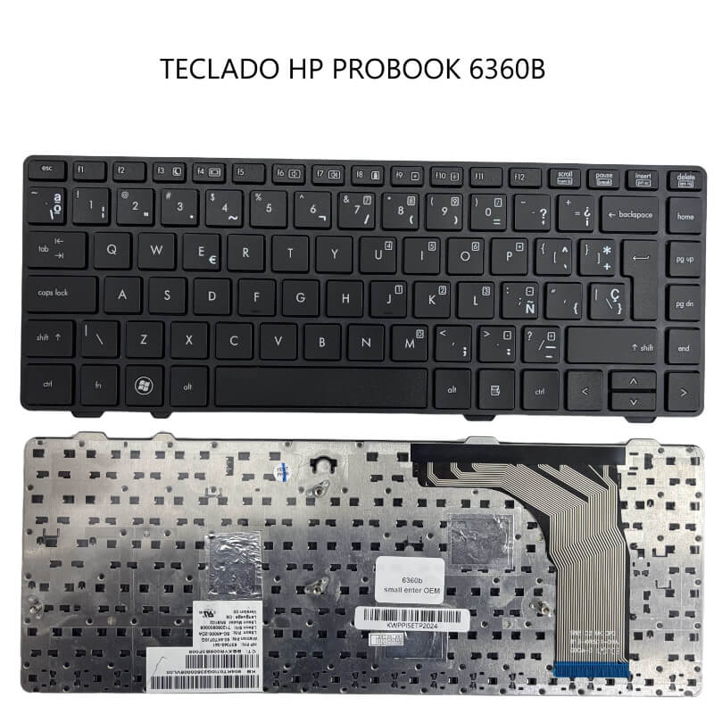 TECLADO HP ProBook 6360B BLACK FRAME BLACK