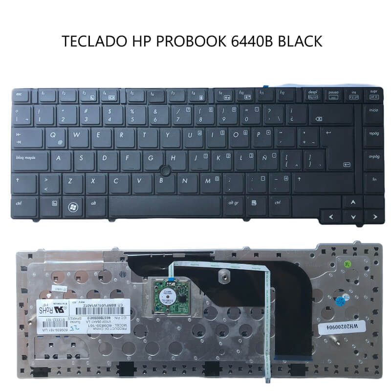 Teclado HP Probook 6440B BLACK(Without Point stick) US