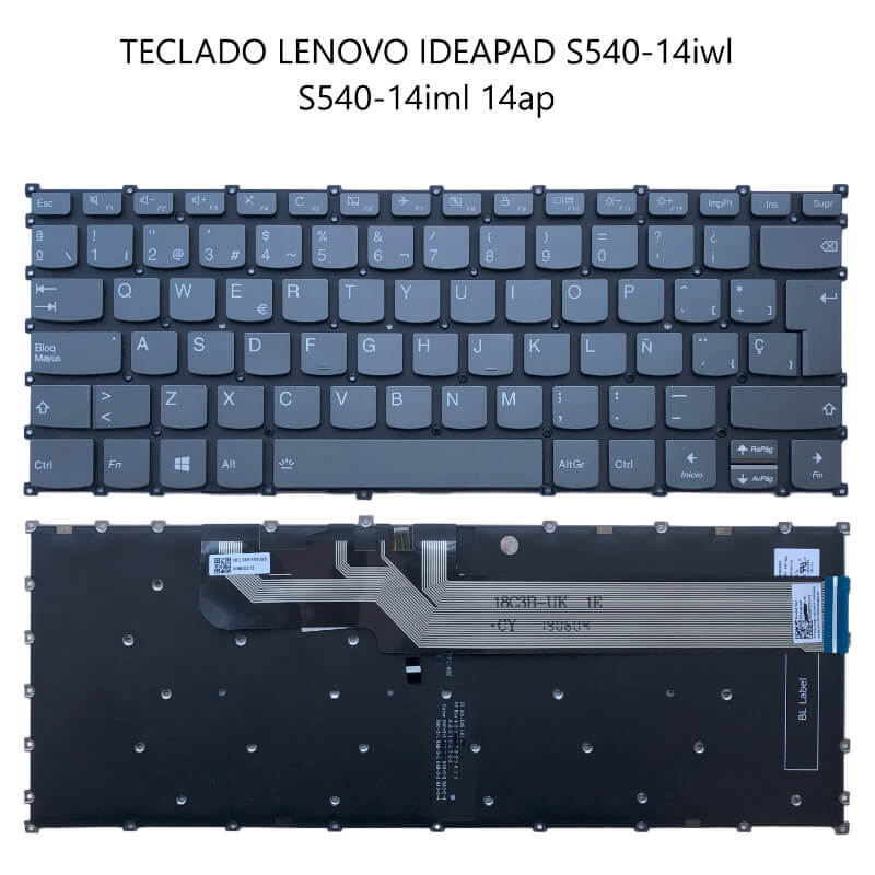 TECLADO LENOVO Ideapad S540-14iwl S540-14iml 14ap