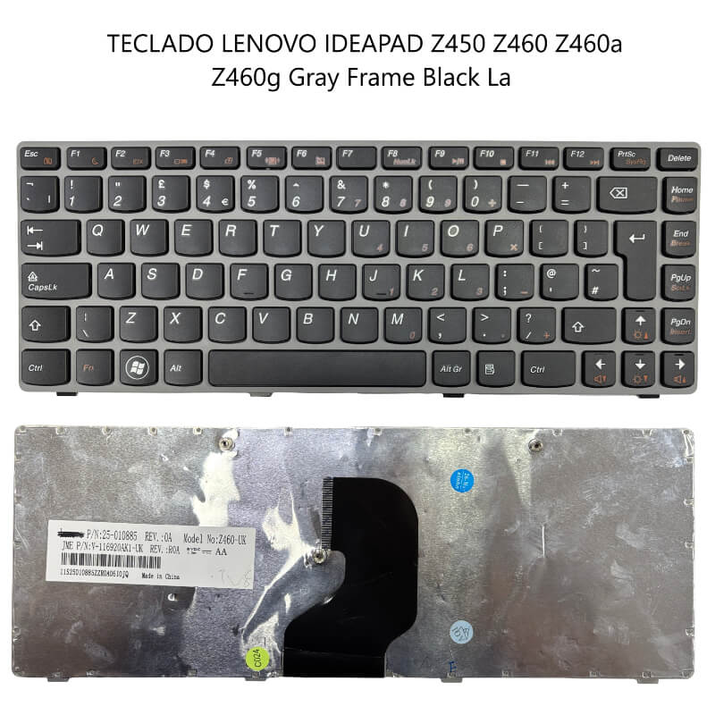 TECLADO Lenovo Ideapad Z450 Z460 Z460a Z460g