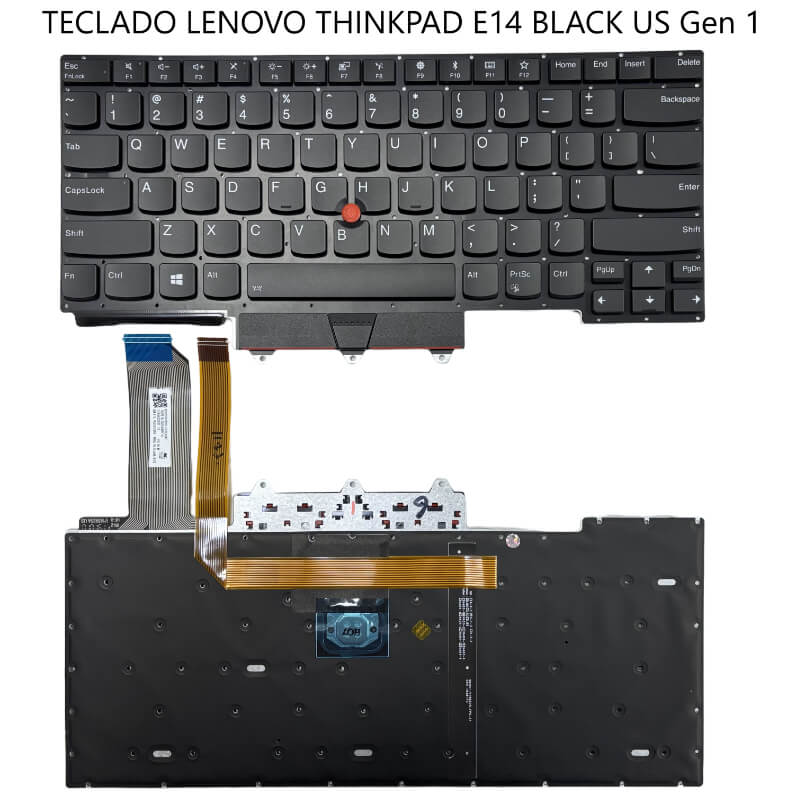 TECLADO Lenovo Thinkpad E14 BLACK US Gen 1 2020
