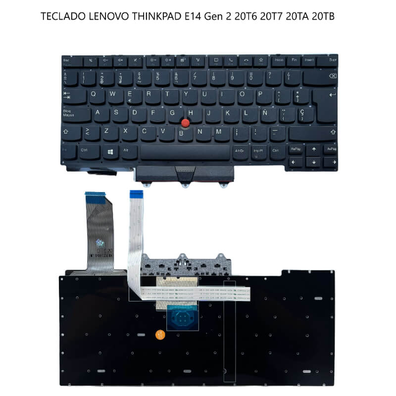 TECLADO Lenovo Thinkpad E14 Gen 2 20T6 20T7 20TA 20TB