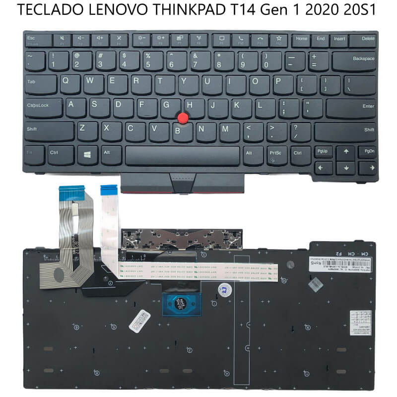 TECLADO Lenovo ThinkPad T14 Gen 1 2020 20S1 20S2 S0S3
