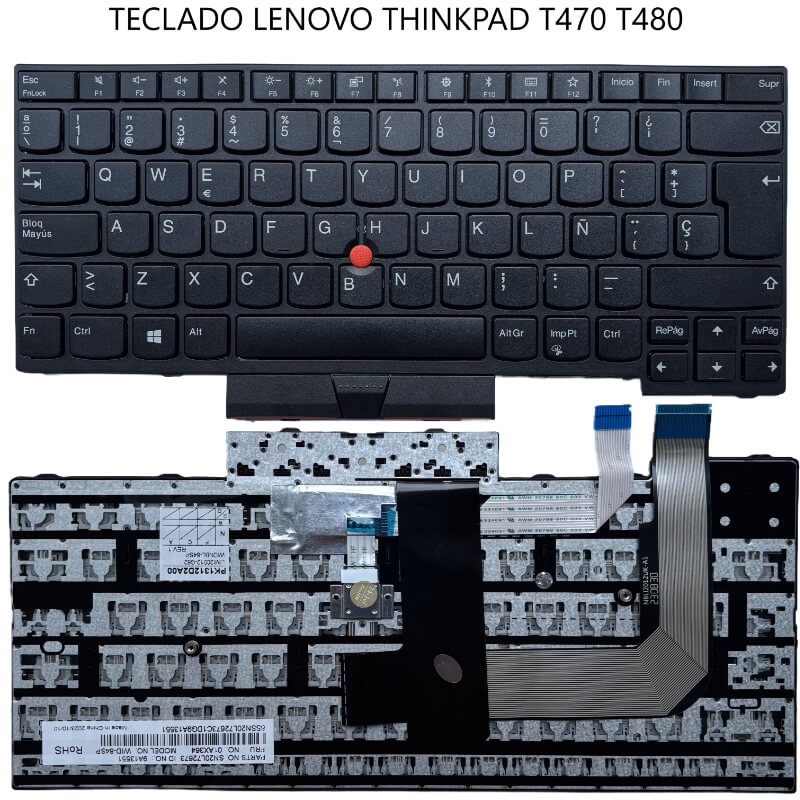 TECLADO LENOVO ThinkPad T470 T480