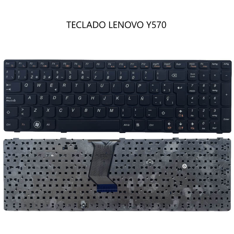 TECLADO LENOVO Y570 BLACK