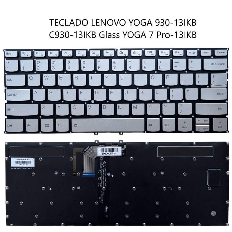 TECLADO Lenovo Yoga 930-13IKB C930-13IKB/Glass Yoga 7 Pro-13IKB